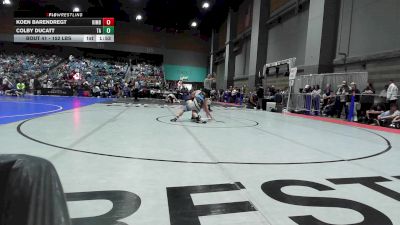 152 lbs Round Of 32 - Koen Barendregt, Kimberly Bulldogs vs Colby Ducatt, Team Aggression