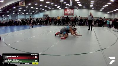 126 lbs Semifinal - Jarren Engle, SVWC vs Landon Cahill, Great Neck Wrestling Club