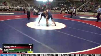 6A 138 lbs Semifinal - Rory Unwer, Heritage vs Austin Denton, Cabot High