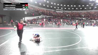 60 lbs Cons. Round 5 - Amelia Orozco, LAW vs Layla Johnson, Marshfield