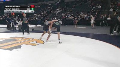 106 lbs Consi Of 8 #2 - Kingston Cruzat, Folsom (SJ) vs Wyatt Carnrite, Poway (SD)