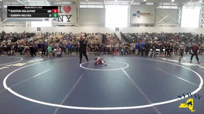 58 lbs 1st Place Match - Easton DeLauter, B2 Wrestling Academy vs Joseph Relyea, Brawler Elite