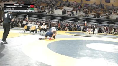 138 lbs Round Of 32 - Brighton Karvoski, Greens Farms Academy vs John Foote, Poly Prep
