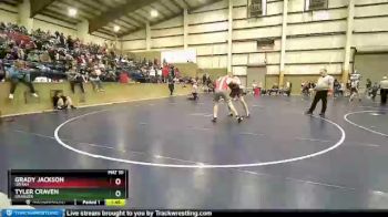 165 lbs Cons. Round 2 - Grady Jackson, Uintah vs Tyler Craven, Granger