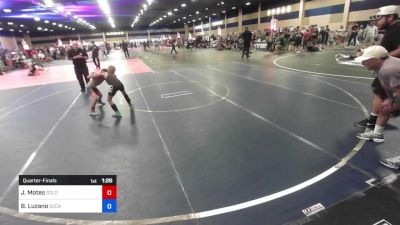 61 kg Quarterfinal - John Motes, Gold Rush Wr Ac vs Brody Luzano, SoCal Hammers