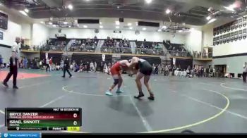 160 lbs Champ. Round 2 - Bryce Danzer, Franklin Central Wrestling Club vs Israel Sinnott, Indiana