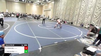 144 lbs Consi Of 64 #2 - Moises Melendez, Bonanza HS vs Jesse Hernandez, Beaumont HS