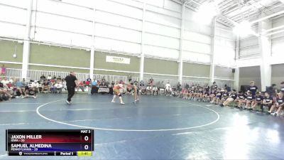 157 lbs Round 3 (8 Team) - Jaxon Miller, Iowa vs Samuel Almedina, Pennsylvania
