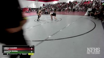 115 lbs Semifinal - Ariele Cazares, Warren vs Samatha Rivera, Northview