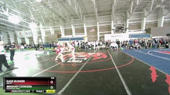 126 lbs Cons. Round 6 - Kage Bunker, Delta vs Brigham Cookson, Mountain View