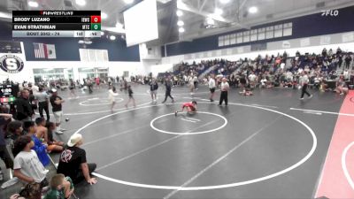 74 lbs Champ. Round 1 - Evan Strathman, Mantanona Training Center vs Brody Luzano, Inland Elite Wrestling Club