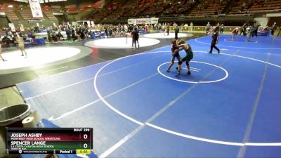 157 lbs Cons. Round 3 - Spencer Lange, La Costa Canyon High School Wrestling vs Joseph Ashby, Monterey High School Wrestling