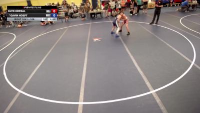 106 lbs 3rd Place Match - Klyd Kresal, Mille Lacs vs Gavin Hoeft, Wayzata