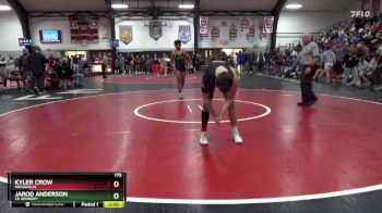 175 lbs Semifinal - Kyler Crow, Mediapolis vs Jarod Anderson, CR Kennedy