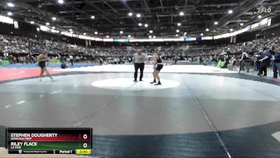 126 lbs Champ. Round 1 - Riley Flack, La Pine vs Stephen Dougherty, Gonzaga Prep