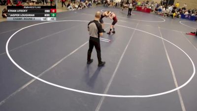12U - 135 lbs Champ. Round 2 - Jasper Loughran, MN Elite Wrestling Club vs Ethan Litecky, Coon Rapids Mat Bandits Wrestling Club