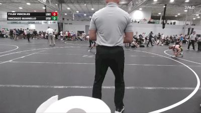120 lbs Finals (8 Team) - Vincenzo Mannello, GPS White vs Tyler Verceles, LBWC