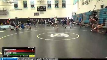 160 lbs Quarterfinal - Tanner Coble, Berthoud vs Cameron Zink, Ogallala