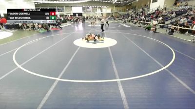 133 lbs Quarterfinal - Jay McDonnell, Ithaca vs Jaden Colwell, Springfield