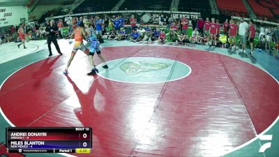 120 lbs Quarters & Wb (16 Team) - Andrei Donayri, Oregon 1 vs Miles Blanton, New Mexico