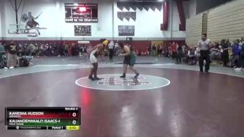 194 lbs Round 3 - Kauanoemakali&#699;i Isaacs-Kalahiki, Palo Verde vs Kanesha Hudson, Bonanza