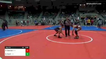 132 lbs Quarterfinal - Preston Cannon, Warner Youth vs Garritt Hunt, Vian Wrestling Club