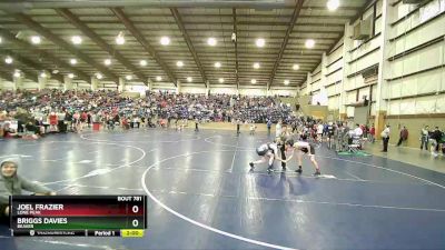 120 lbs Cons. Round 4 - Briggs Davies, Beaver vs Joel Frazier, Lone Peak