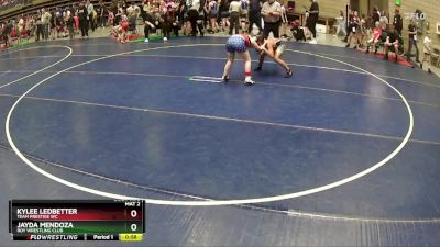 110 lbs Cons. Round 2 - Kylee Ledbetter, Team Prestige WC vs Jayda Mendoza, Roy Wrestling Club