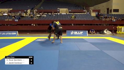 Herney Tovar Quintero vs Juan Jacob Cordova 2024 Pan IBJJF Jiu-Jitsu No-Gi Championship