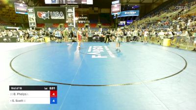 120 lbs Rnd Of 16 - Brady Phelps, IL vs Saxton Scott, ID