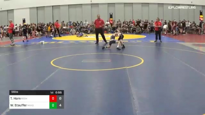 56 lbs Rr Rnd 3 - Tanner Horn, Rochester Wrestling Club vs Wyatt ...