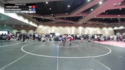 285 lbs Quarters - Lucas Lawler, Pennsylvania vs Dante Donaldson, New Jersey