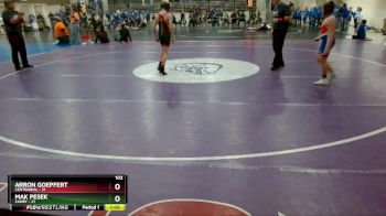 102 lbs Finals (8 Team) - Mak Pesek, Canby vs Arron Goepfert, Centennial