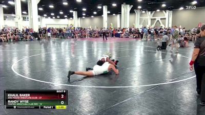 150 lbs Round 3 (6 Team) - Khalil Baker, Dog Pound Wrestling Club vs Randy Wyse, Foxfire Wrestling Club RED