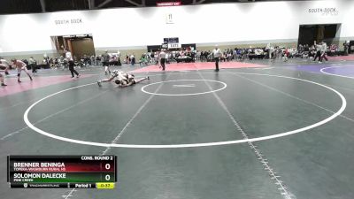 165C Cons. Round 2 - Solomon Dalecke, Pine Creek vs Brenner Beninga, Topeka-Washburn Rural HS