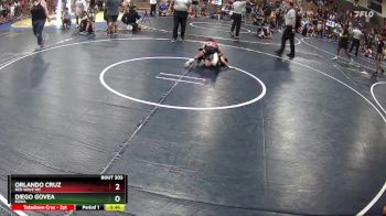 64 lbs Champ. Round 1 - Orlando Cruz, RED WAVE WC vs Diego Govea, EGWA