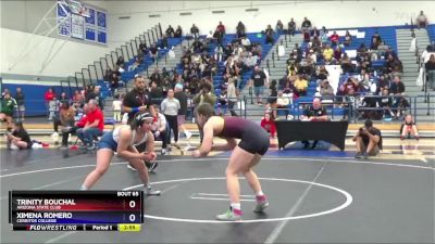 160 lbs Quarterfinal - Ximena Romero, Cerritos College vs Trinity Bouchal, Arizona State Club