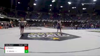 120 lbs Cons. Round 1 - Connor Schultz, Lincoln-way East vs Aiden Massaro, West Aurora