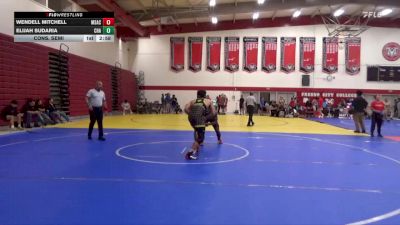 165 lbs Cons. Semi - Elijah Sudaria, Chabot College vs Wendell Mitchell, Mt San Antonio Community College