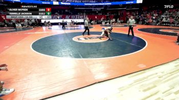 1A 190 lbs Quarterfinal - Oliver McPeek, Lena (L.-Winslow) vs Terrelle Jackson, Chicago (De La Salle)