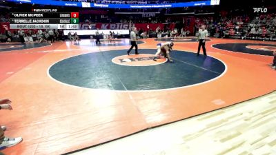 1A 190 lbs Quarterfinal - Oliver McPeek, Lena (L.-Winslow) vs Terrelle Jackson, Chicago (De La Salle)