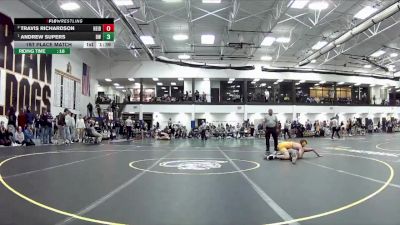 165 lbs 1st Place Match - Andrew Supers, Baldwin Wallace vs Travis Richardson, Heidelberg