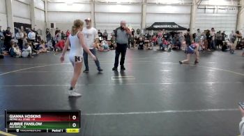 100 lbs Round 1 (4 Team) - Gianna Hoskins, Metro All Stars vs Aubrie Fanslow, Bad Bass