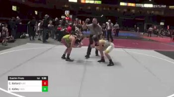 100 lbs Quarterfinal - Cole Ballard, Purebred Elite vs Christian Kelley, Prescott Valley Bighorns