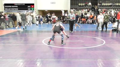 77 lbs Rr Rnd 1 - Cooper Happel, Apex - MSE vs Kellan Winters, CTWHALE Humpback - MSE