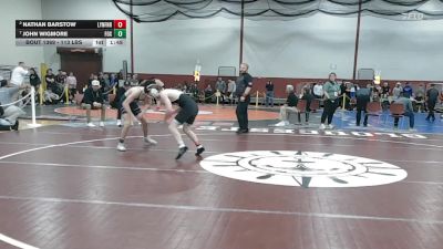 113 lbs 3rd Place - Nathan Barstow, Lynnfield/N.Reading vs John Wigmore, Foxborough