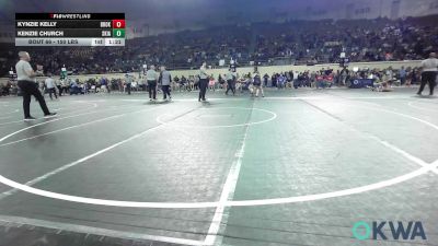 150 lbs Semifinal - Kynzie Kelly, Broken Arrow Wrestling Club vs Kenzie Church, Skiatook Youth Wrestling