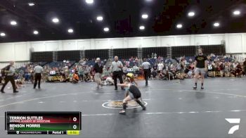 47 lbs Round 3 - Terrion Suttles, Simmons Academy Of Wrestling vs Benson Morris, ATG