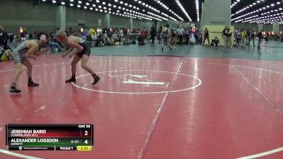 125 lbs Cons. Semi - Jeremiah Baird, Cumberlands (Ky.) vs Alexander Logsdon, Averett