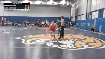 157 lbs Round Of 32 - Breadon Almas, Bridgewater vs Mark Lattimore, Johnson & Wales